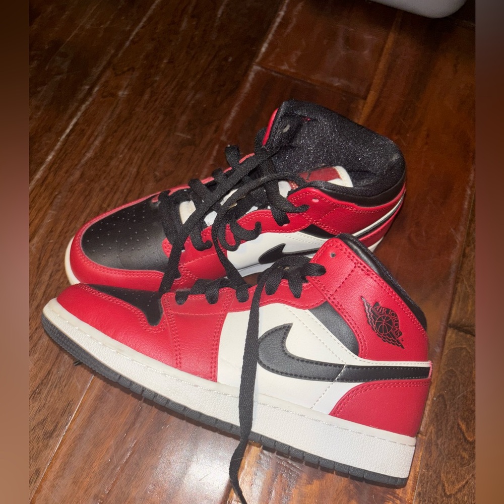 Nike Red and Black Sneakers